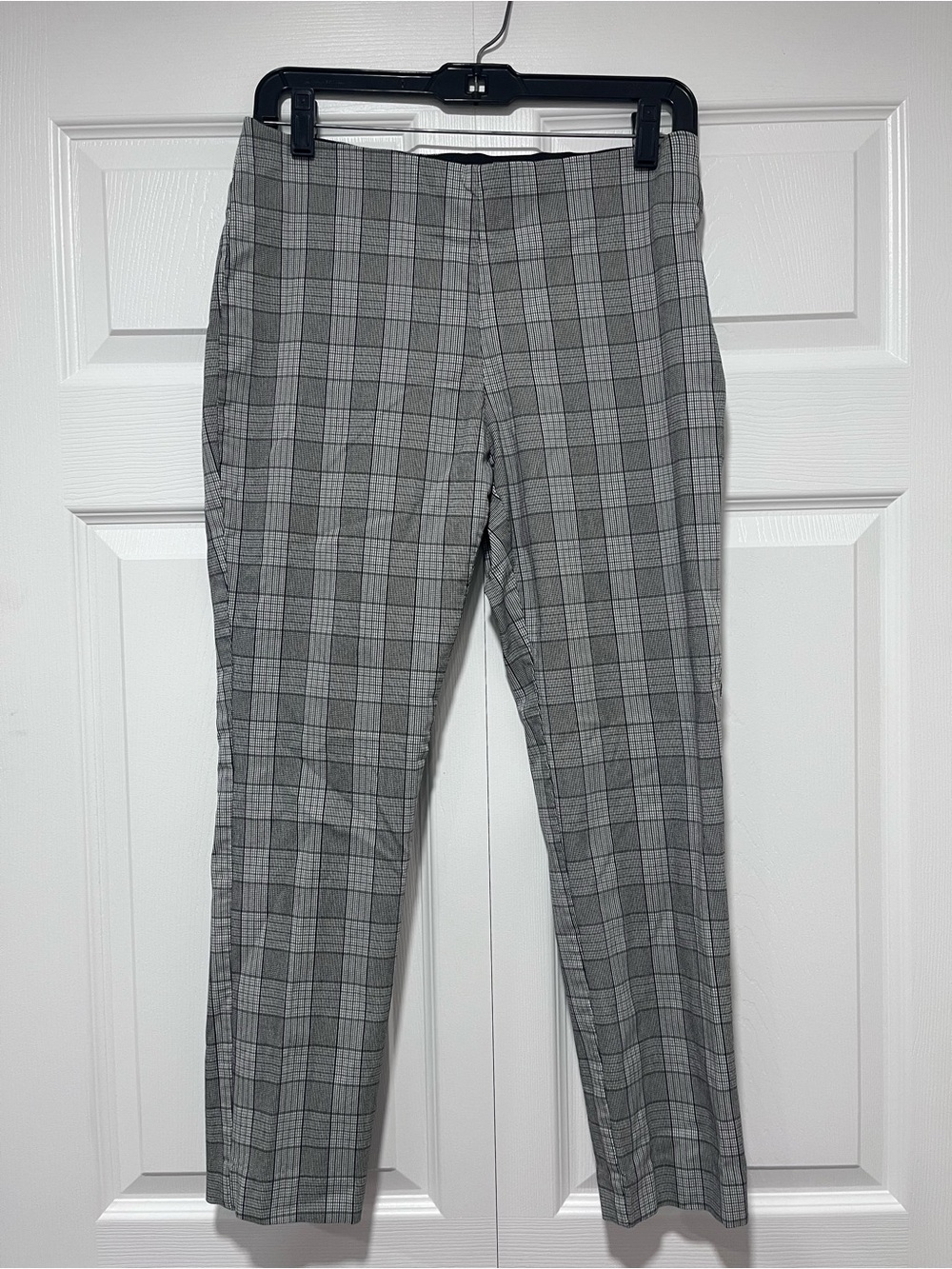 a new day Gray Plaid Straight-Leg Pants